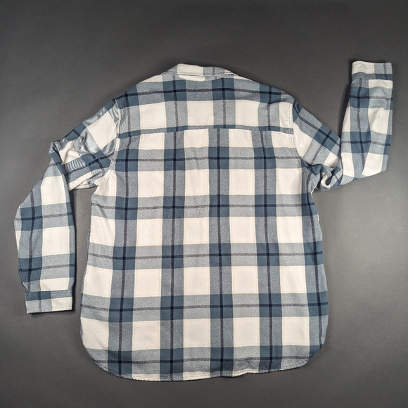 Jachs Girlfriend Soft Flannel Button Up Striped (XL) - Picture 7 of 7